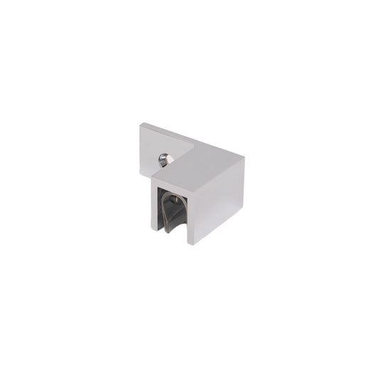 Chrome Sleeve Over Wall Mount Glass Clamp (Right)