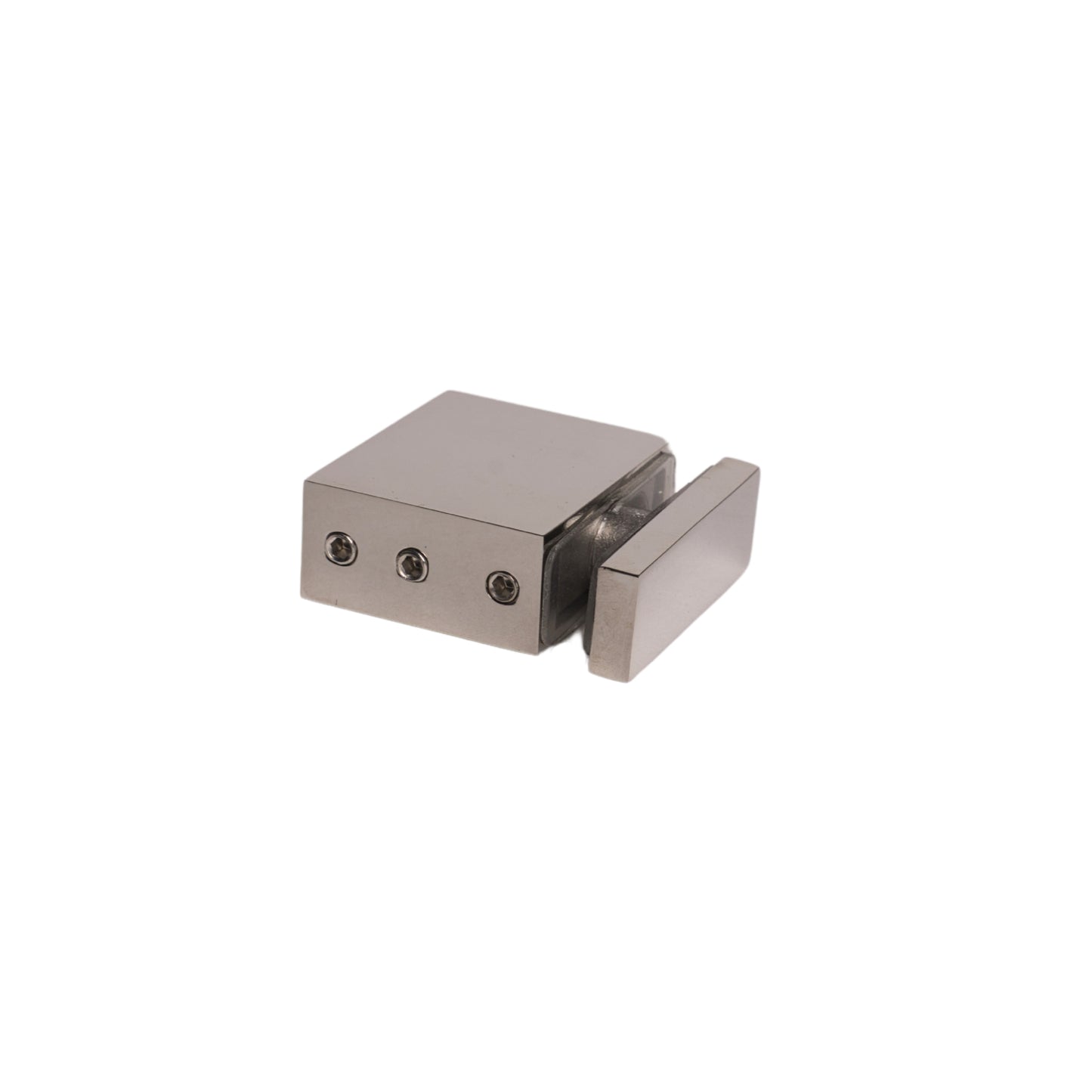 Chrome Glass Fixed Clamp For 90 Degree Glass