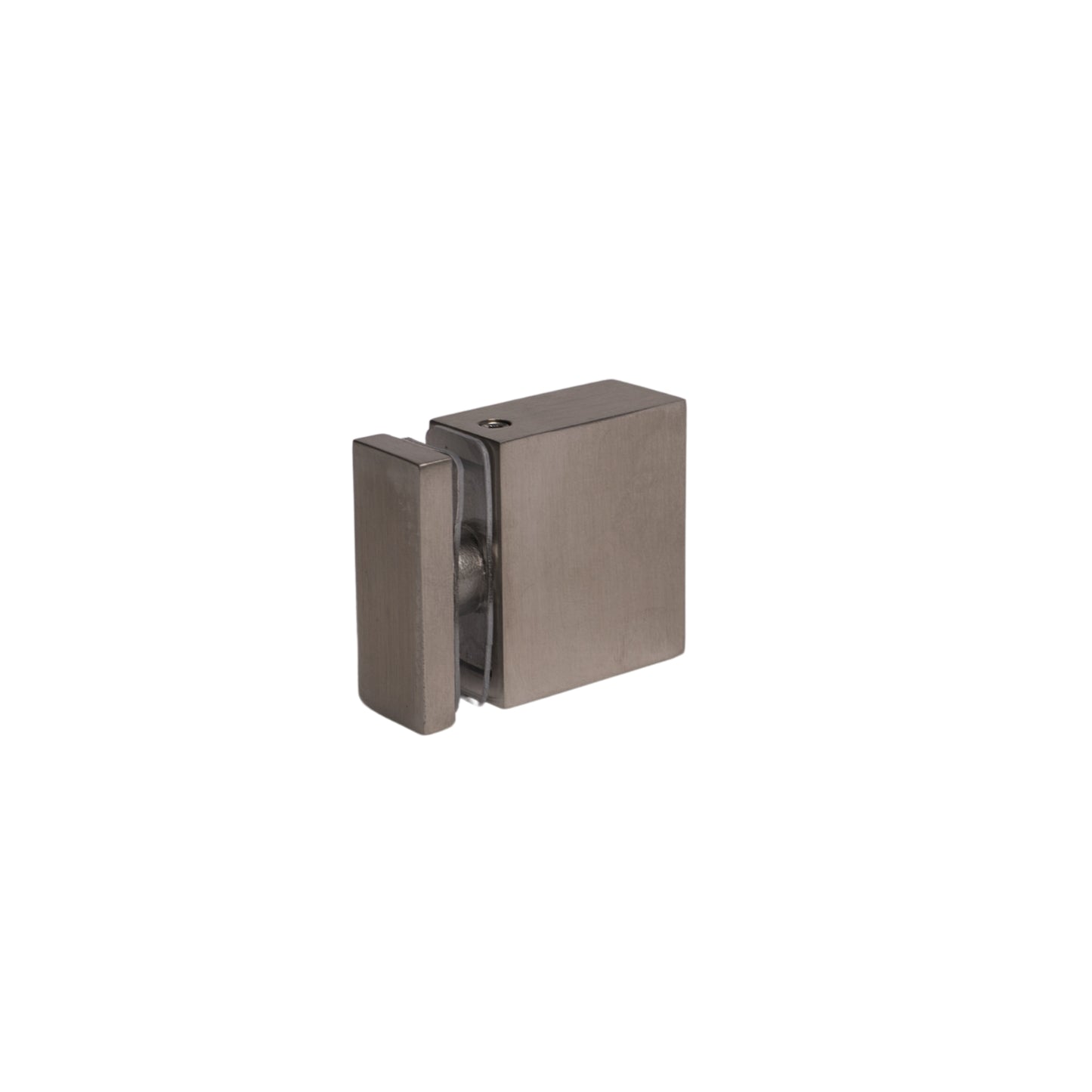 Brushed Nickel Glass Fixed Clamp For 90 Degree Glass