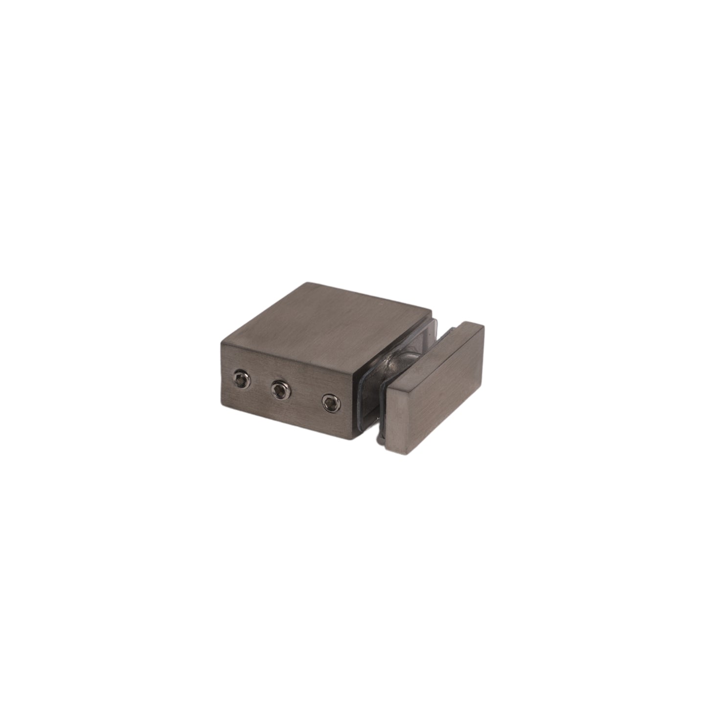 Brushed Nickel Glass Fixed Clamp For 90 Degree Glass