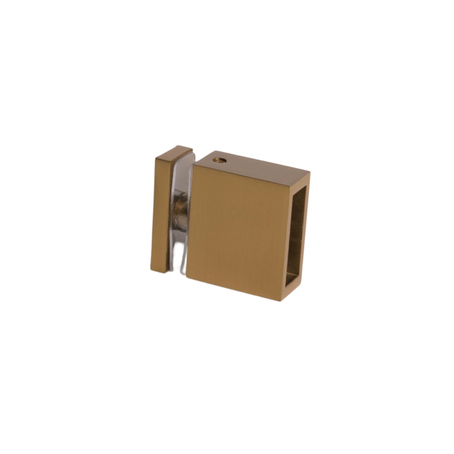 Satin Gold Glass Fixed Clamp For 90 Degree Glass