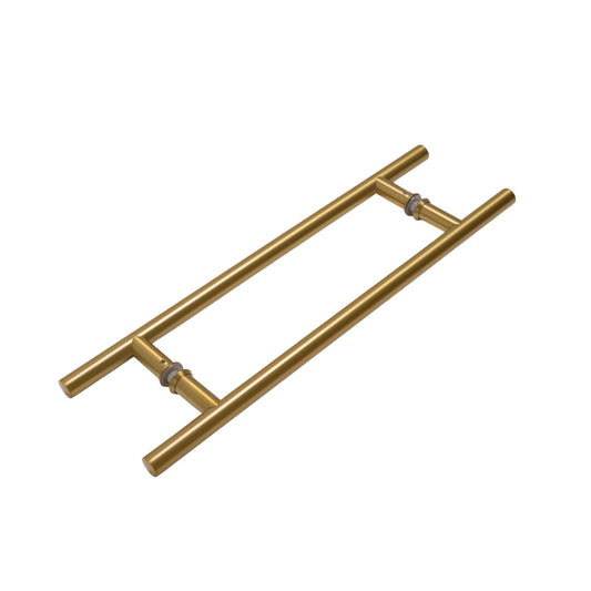 Satin Gold 12 Inch Round Ladder Pull Handle
