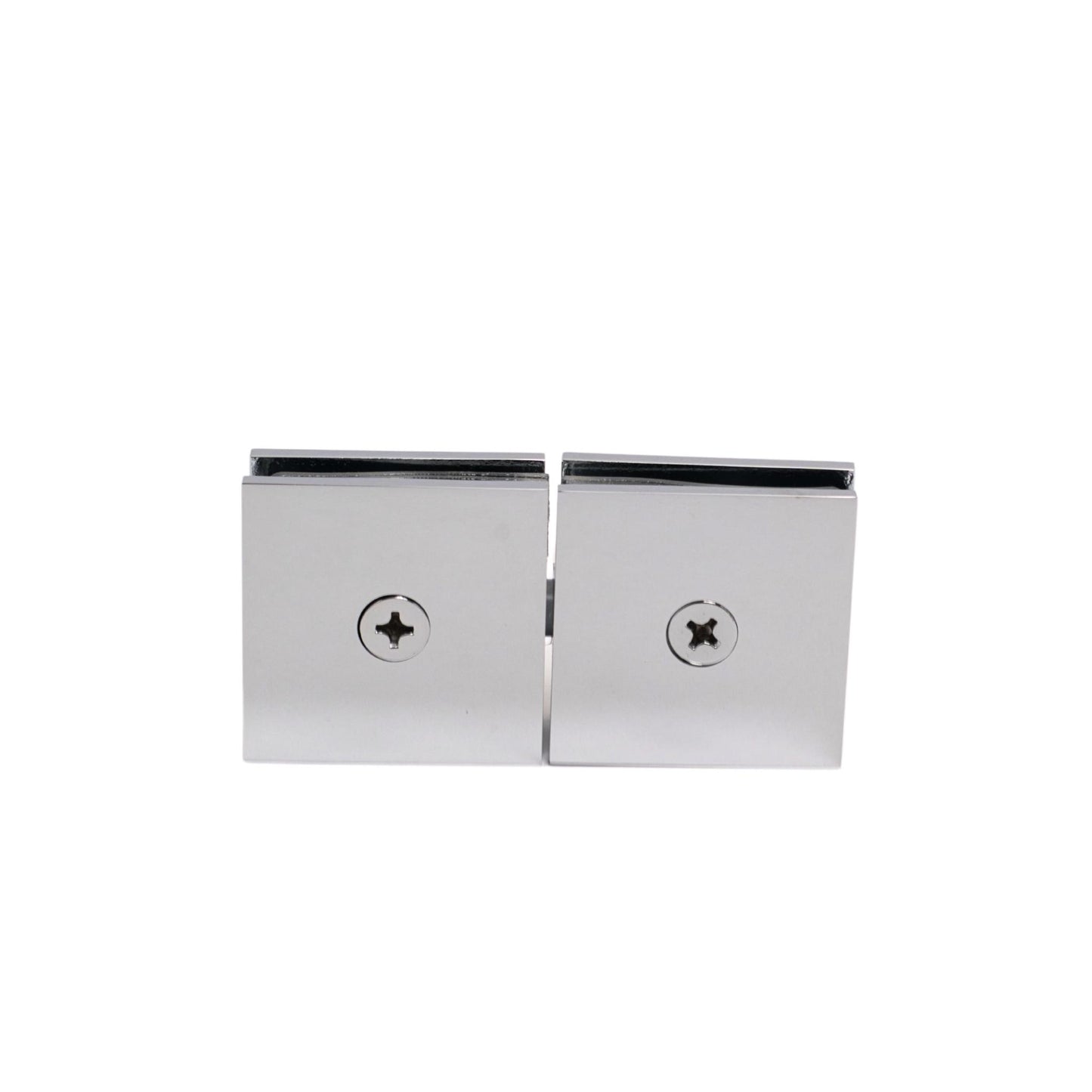 Chrome 180 Degree Glass To Glass Movable Transom Glass Clamp