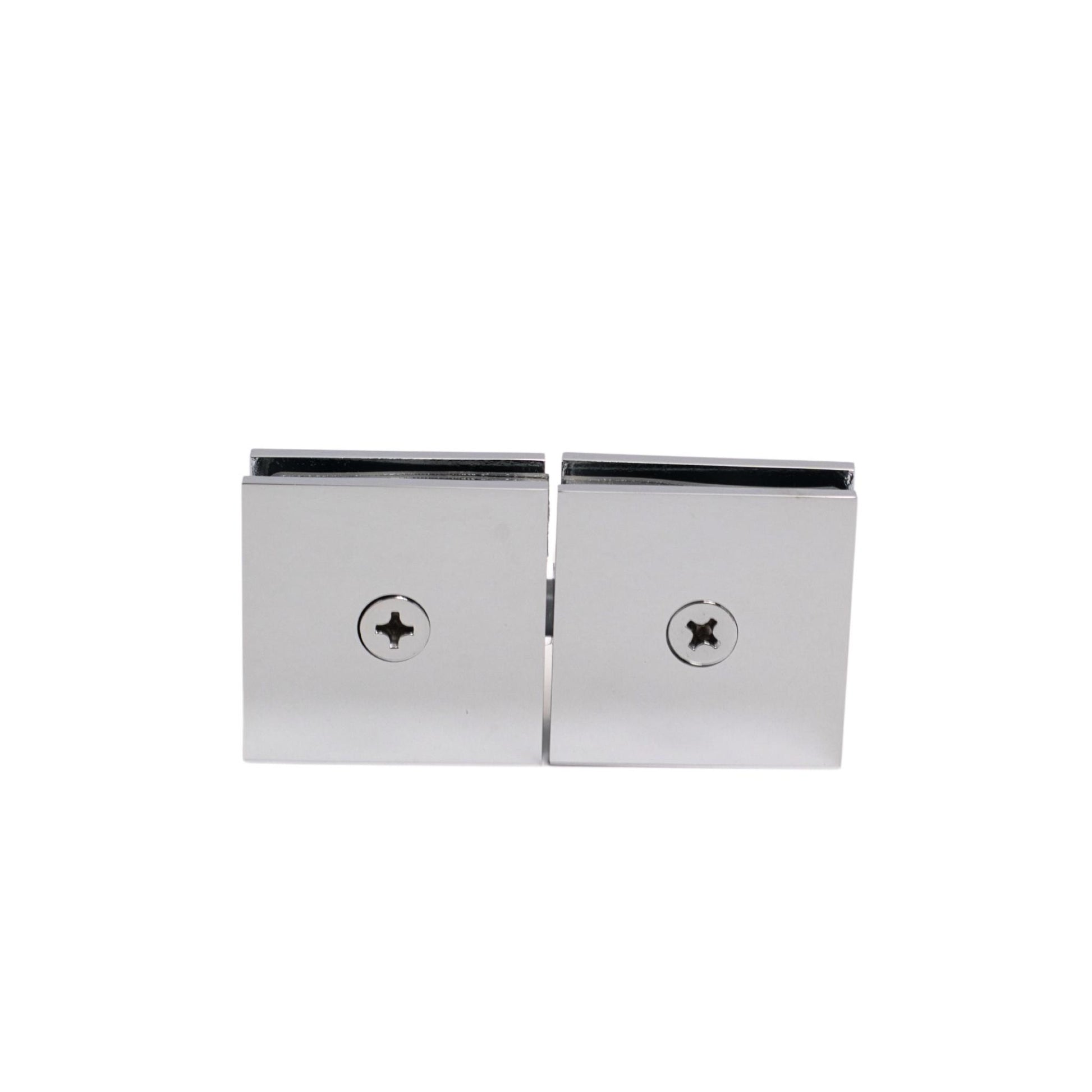 Chrome 180 Degree Glass To Glass Movable Transom Glass Clamp