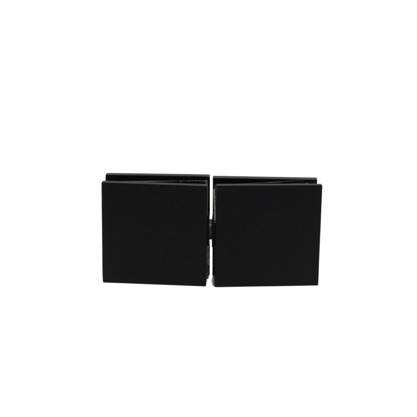 Matte Black 180 Degree Glass To Glass Movable Transom Glass Clamp