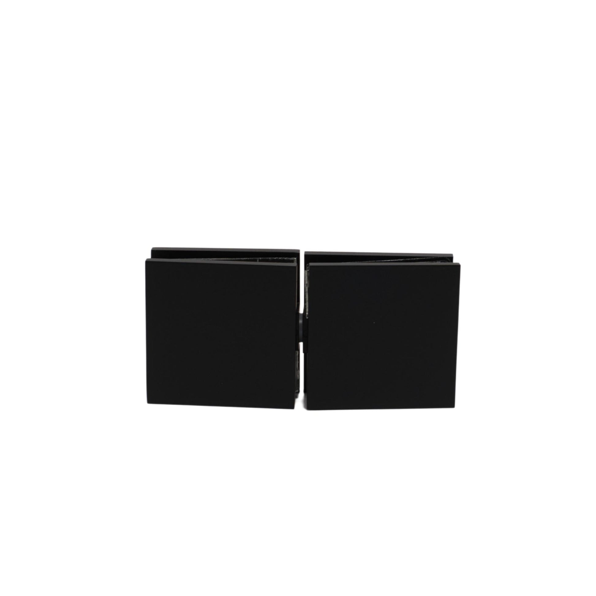 Matte Black 180 Degree Glass To Glass Movable Transom Glass Clamp