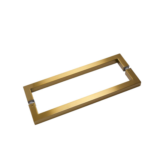 Satin Gold 12 Inch Square Door Pull Handle