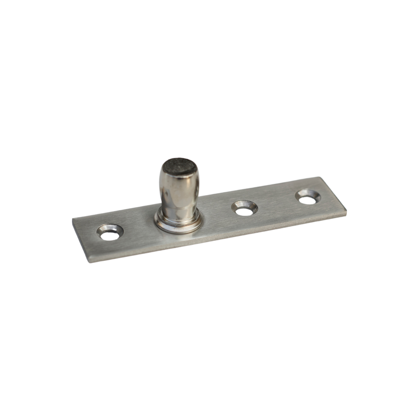 Brushed Nickel Top Pivot Clip Patch Fittings