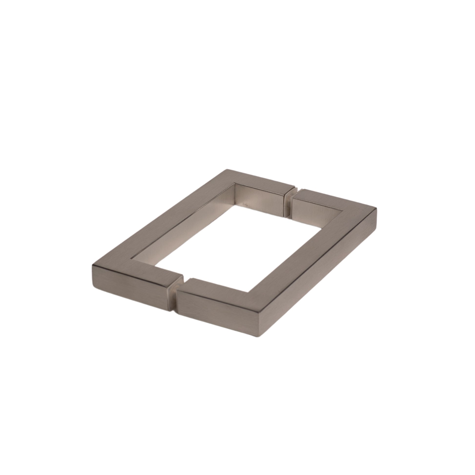 Brushed Nickel 6“ Square Door Handle