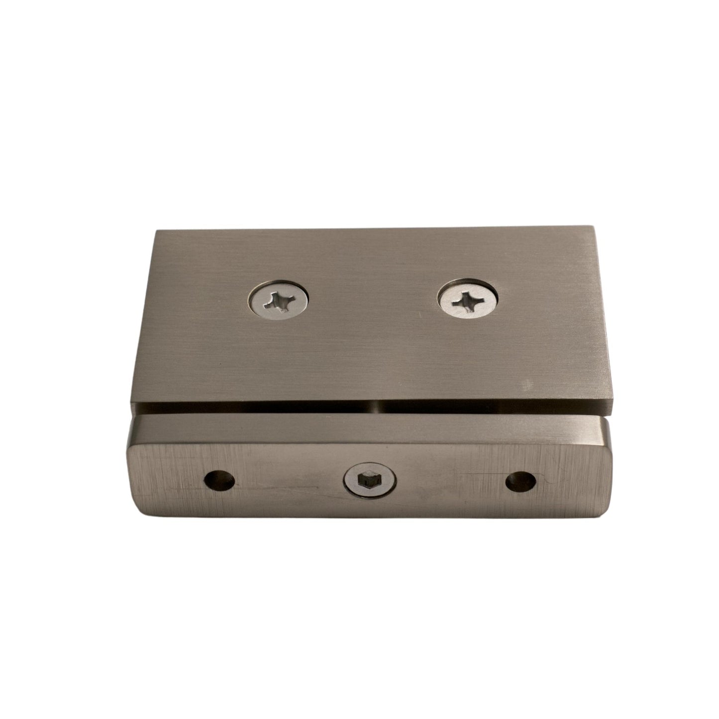 Brushed Nickel 360 Degree Top and Bottom Hinge