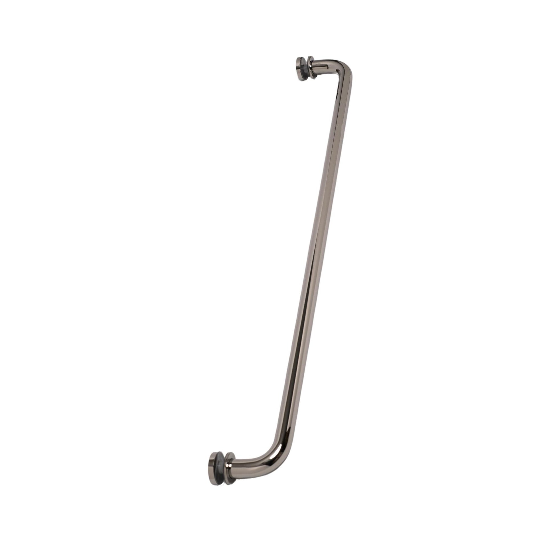 24 Inch Chrome Single Side Round Towel Bar